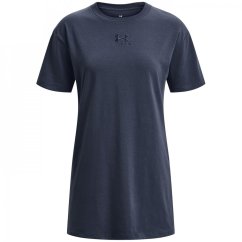 Under Armour Print Extended SS Ld99 Downpour Grey