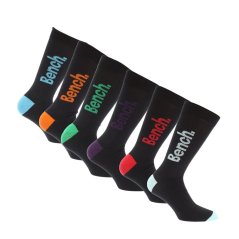 Bench Reven 7 Pack Dress Socks Black