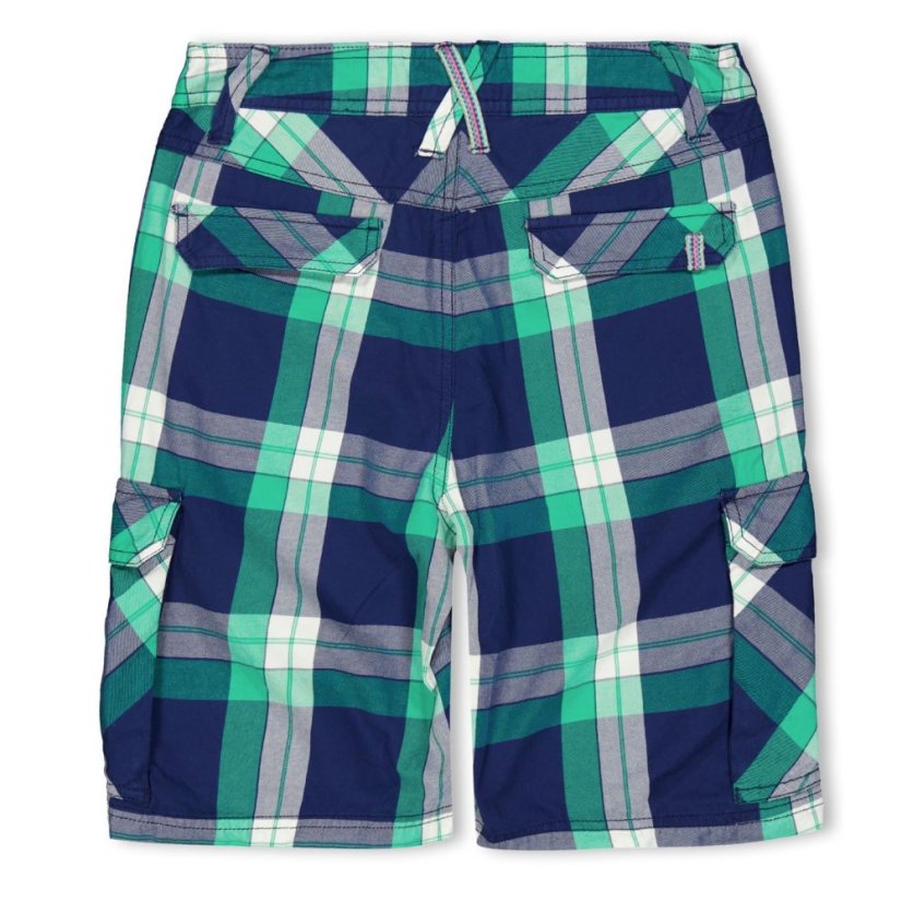 Puma Unisex Kids' Check Walking Shorts Green