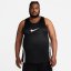 Nike Dri-FIT Icon Men's Basketball Jersey Black/White - Veľkosť: 2XL