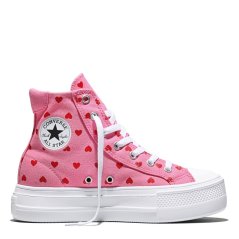 Converse Kids' High-Top Trainers Pink/Red/Wht
