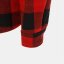 Lonsdale Men's Hooded Long Sleeve Sherpa Jacket Red/Black