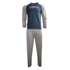 Lambretta Loungewear Set Navy/Charcoal