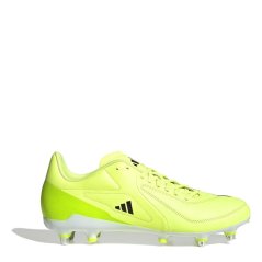 adidas Adizero RS15 Elite Adults Soft Ground Rugby Boots Yellow/Black