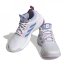 adidas Crazyflight Mid Indoor Court Trainers Wht/Blue/Slvr