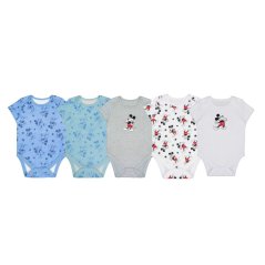 Character Babys Disney 5Pk Bodysuit Mickey Mouse