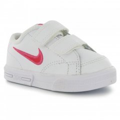 Nike Capri Leather Infant Girls Trainers White/Red