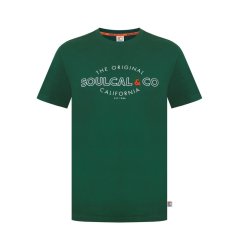 SoulCal Graphic Print T-Shirt Men’s Green Curved