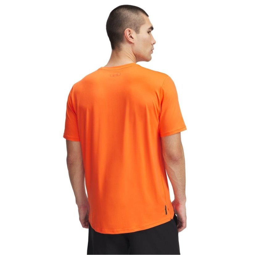 Under Armour Men's Vanish Energy Short-Sleeve Performance Gym Top FIRE/FIRE