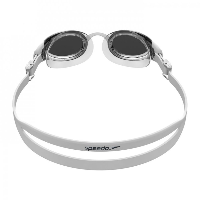 Speedo Mariner Pro Mirror Goggles White/Chrome