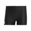 adidas Solid Swim Boxers Black/White