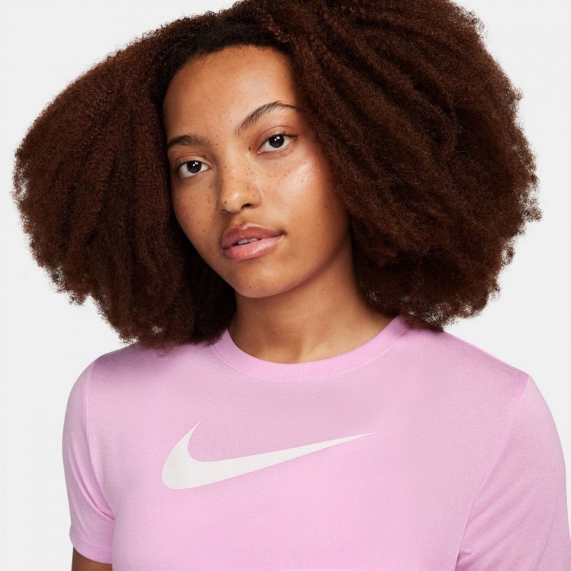 Nike Women's Dri-FIT T-Shirt Pink Rise