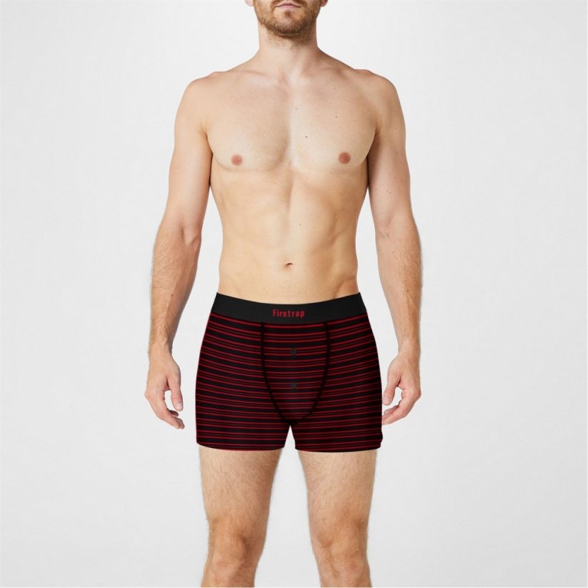 Firetrap 2 Pack Boxers Red