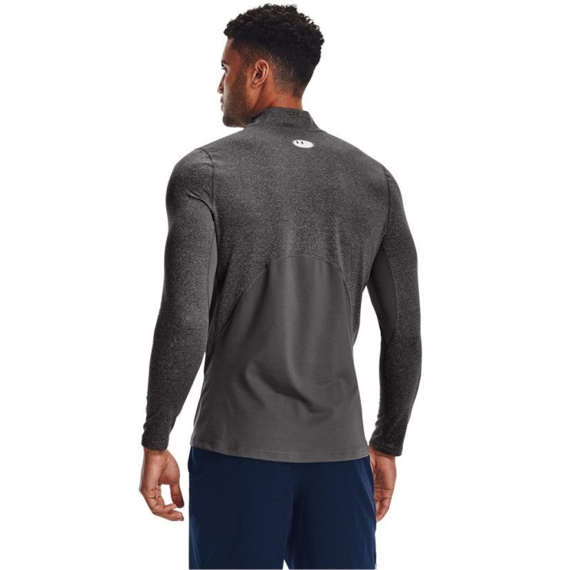 Under Armour Men's Fitted Mock Baselayer Top Gray