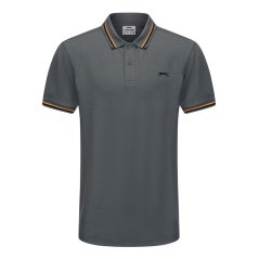 Slazenger Tipped pánske polo tričko Slate