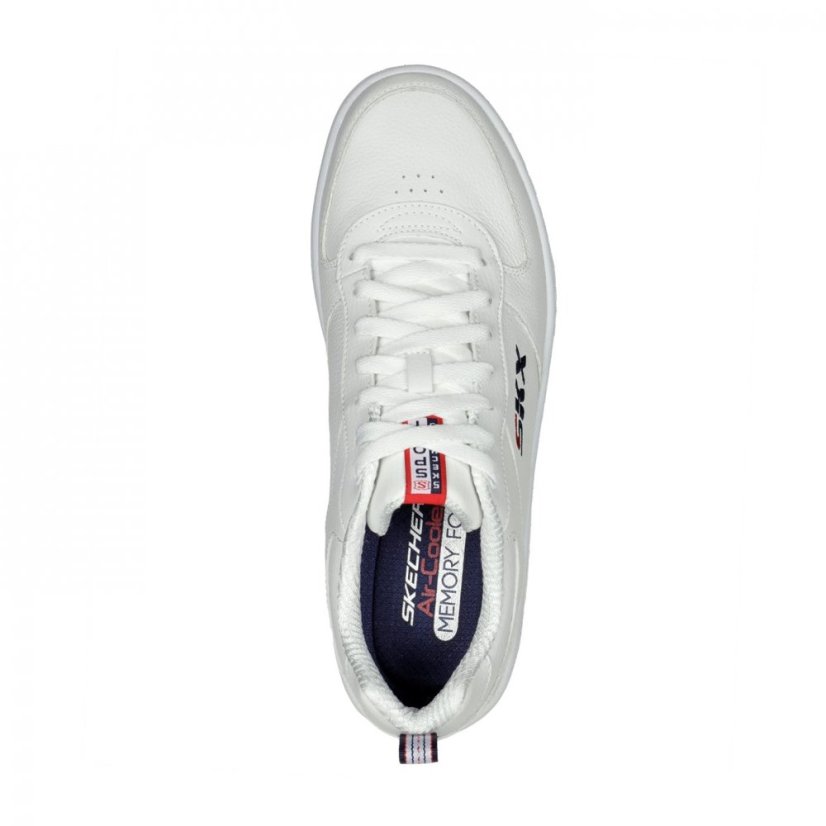 Skechers Sport Court 92 Mens Trainers Wh/Navy/Red