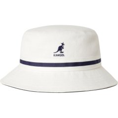 Kangol Stripe Bucket Hat White