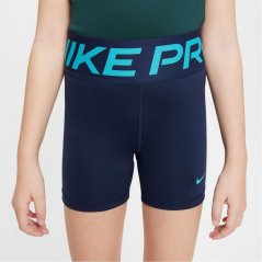 Nike Pro Big Kids' (Girls') Dri-Fit 3 Shorts Midnight Navy
