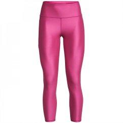 Under Armour Tech No-Slip Waistband Ankle Leggings Womens Astro Pink/Blk