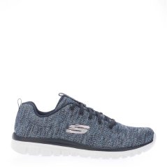 Skechers Graceful - Twisted Fortune Trainers Navy