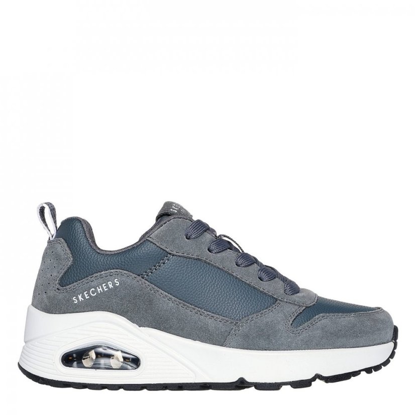 Skechers Uno - Stacre Trainers Charcoal