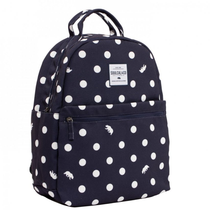 SoulCal Cal Top Handle Backpack Womens Navy Spot