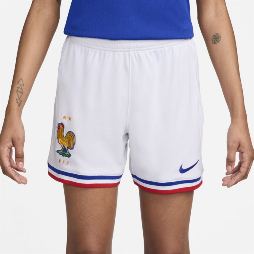 Nike France Home Shorts 2024 Womens White
