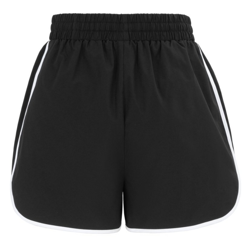 Slazenger Women's Slaz Piping Tracksuit Shorts Black/White