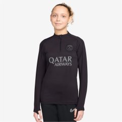 Nike PSG Strike Drill Top 25/26 Juniors Black/ Grey