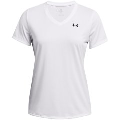 Under Armour Tech™ V-Neck Short Sleeve Womens White