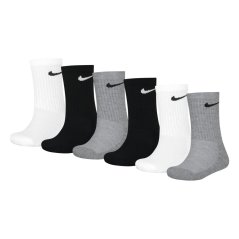 Nike Mesh and Cushioned Crew Socks White/Dark Gray