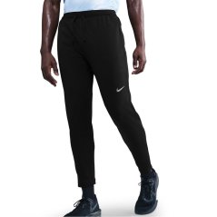Nike Men's Stride Knit Performance Tracksuit Bottoms Black/Rfl Silv
