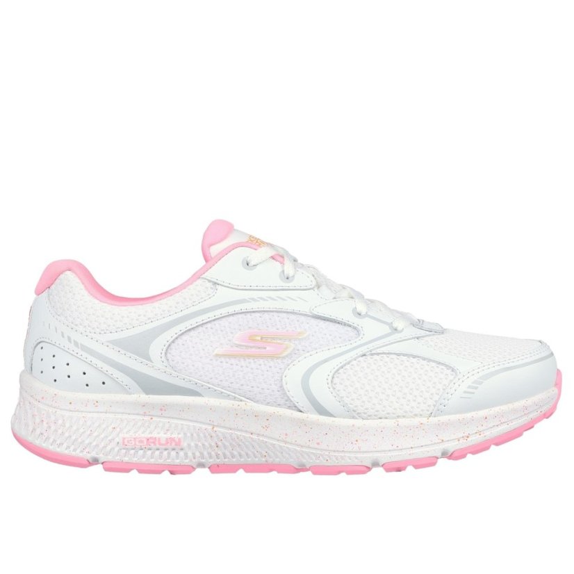 Skechers Go Run Consistent - Vivid Hor Road Running Shoes Womens Wht/Pink