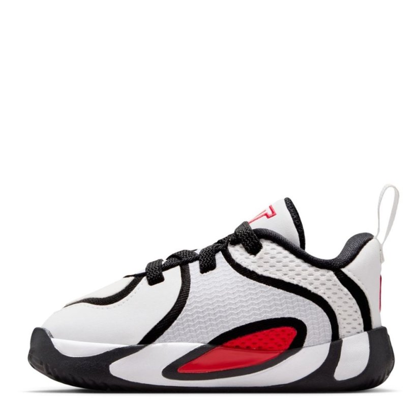 Air Jordan Kids' Basketball Trainers Wht/Red/Blk