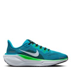 Nike Air Zoom Pegasus 41 Road Running Shoes Juniors Blue/Grey