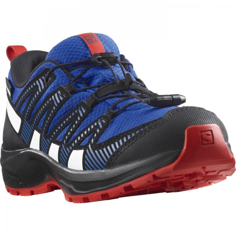 Salomon XA Pro V8 Waterproof Trail Running Shoe Juniors Lapis Blue/Blk