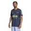 adidas Men's Ber24 Event Short-Sleeve Performance Top Aurora Ink