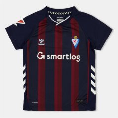 Hummel Kids' Eibar Home Domestic Replica Football Shirt Blue