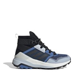 adidas Trailmaker Mid COLD.RDY Hiking Shoes Womens Core Black / Black Blue Met. /