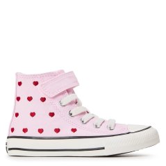 Converse Kids' Canvas High-Top Trainers Bloom Pink