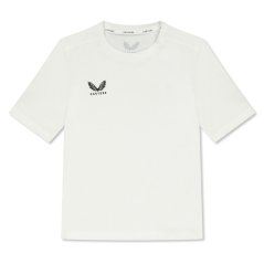 Castore Unisex Kids' T-Shirt Brill White