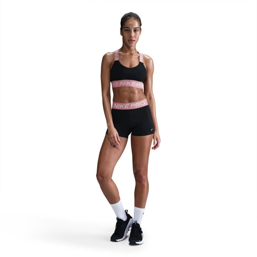 Nike Pro Three Inch Shorts Womens Black/Pink