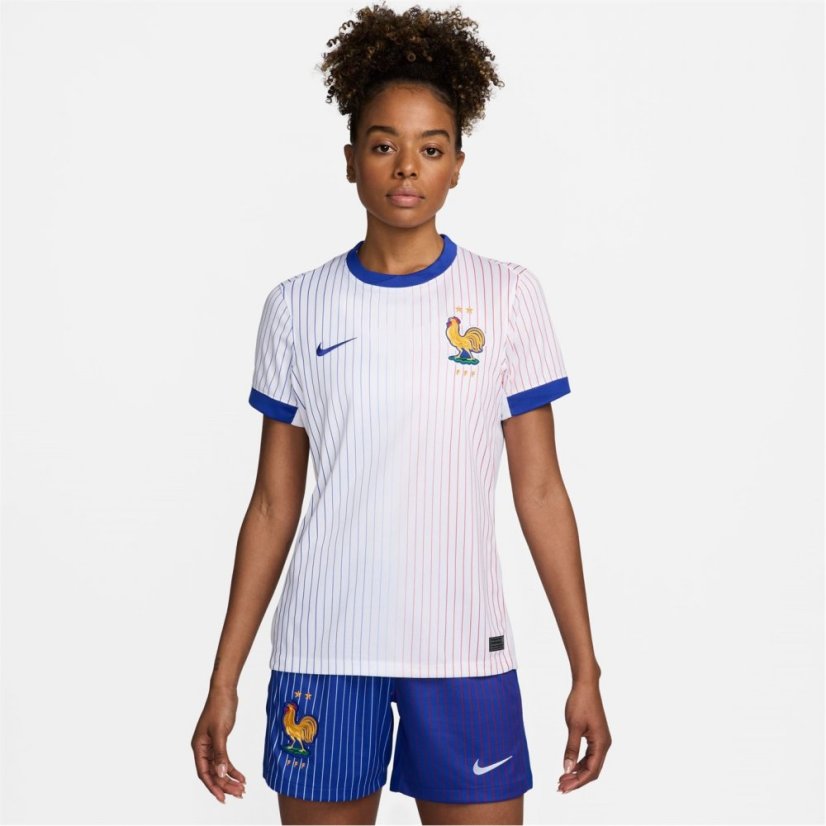 Nike France Away Shirt 2024 Womens White