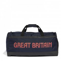 adidas Team GB Large Duffle Bag Unisex Legend Ink