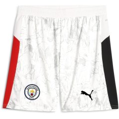 Puma x KidsSuper Manchester Third Shorts 2025 2026 Adults White/Black