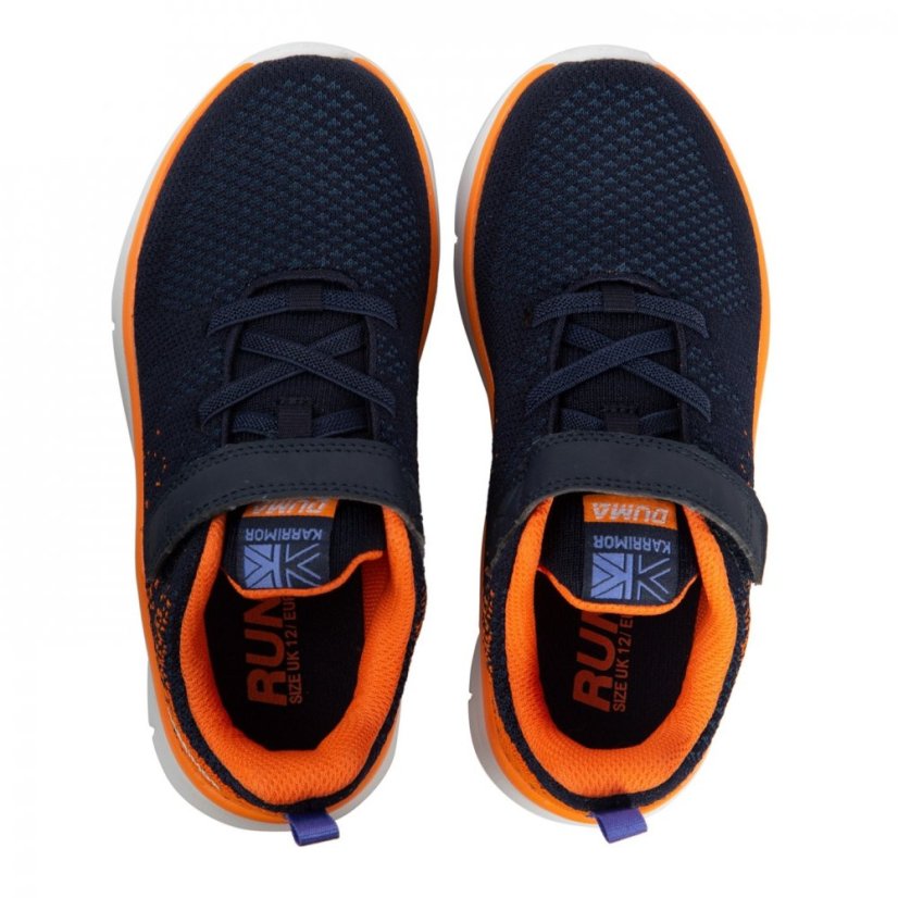 Karrimor Duma 6 Child Boys Running Shoes Navy/Orange