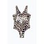Hype Kids' Disco Leopard One Piece Swimsuit Multi