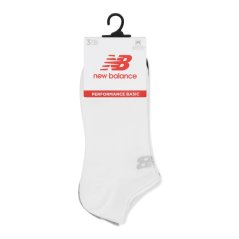 New Balance New 3 Pack No Show Socks White Multi