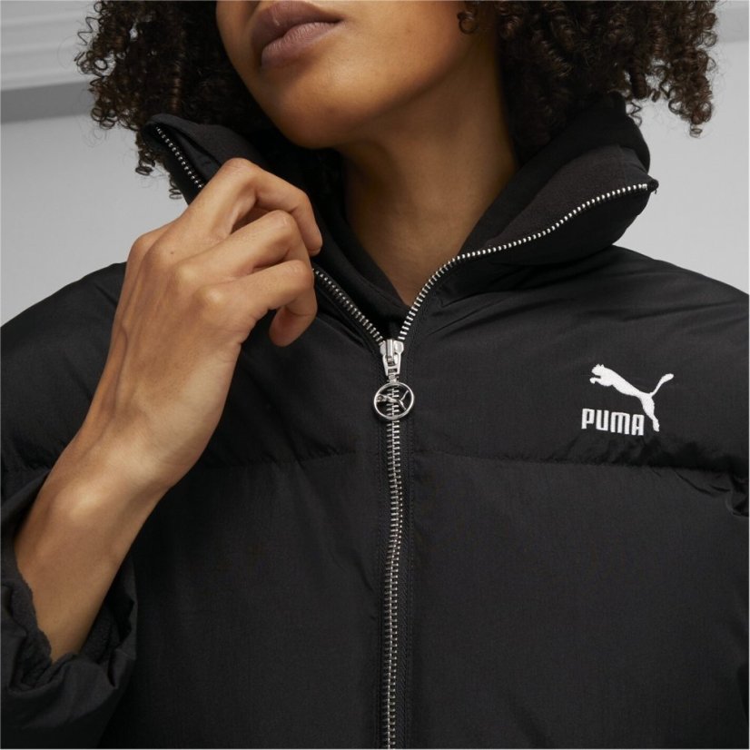 Puma Classics Oversized Puffer Jacket Womens Puma Black