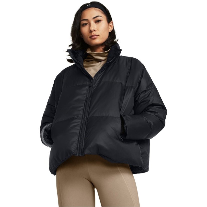 Under Armour Women's CGI Down Puffer Performance Training Jacket Black